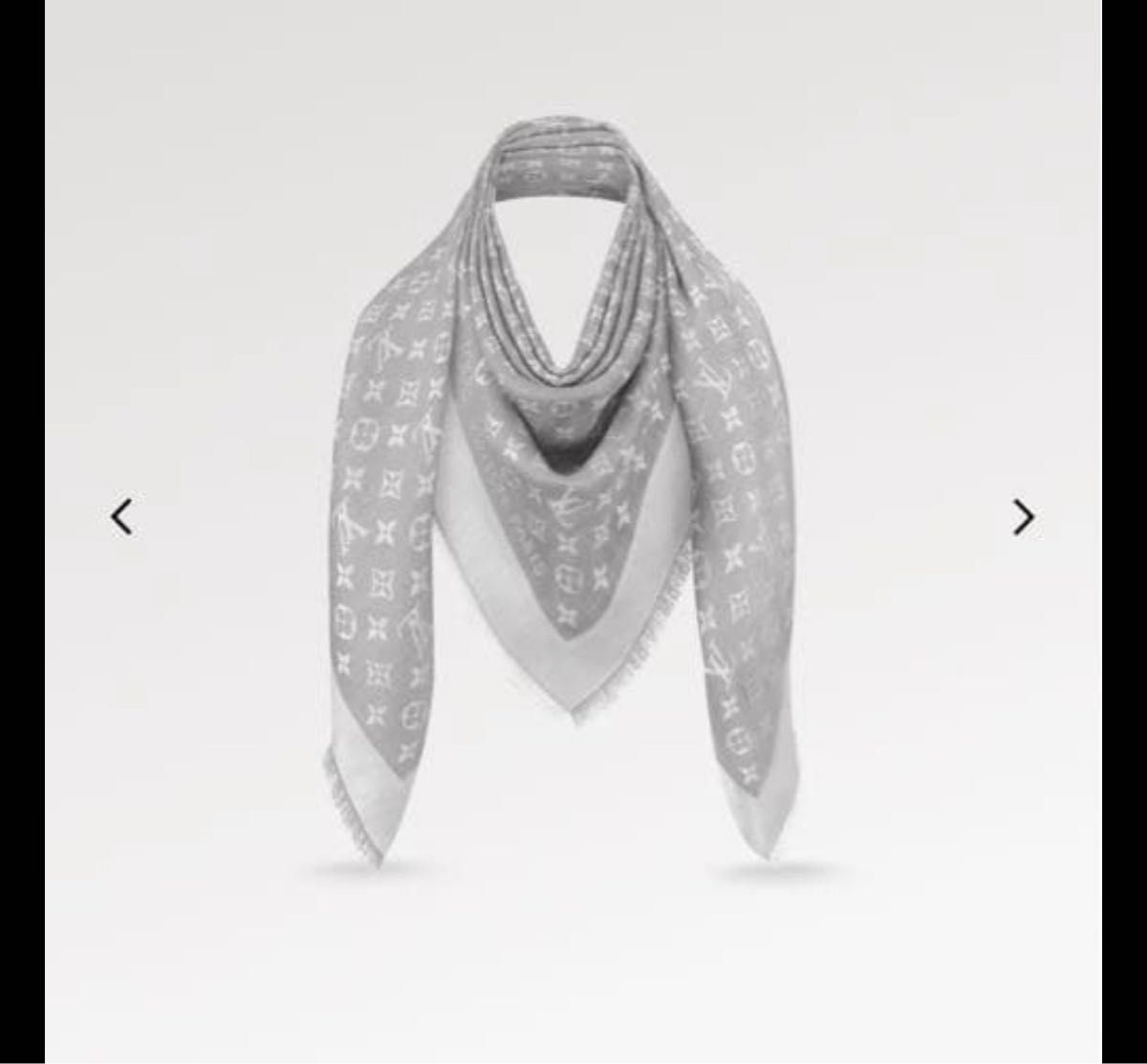 ショールルイヴィトン モノグラム LOUIS VUITTON マフラー ロゴマニア
