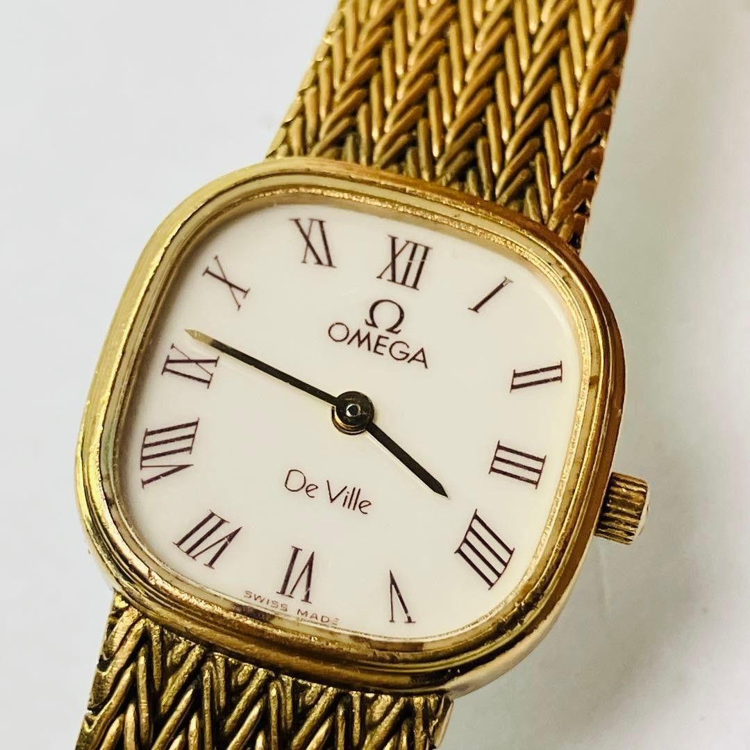 OMEGA De Ville QUARTZ SWISS MADE 10Ω オメガ デビル レディース