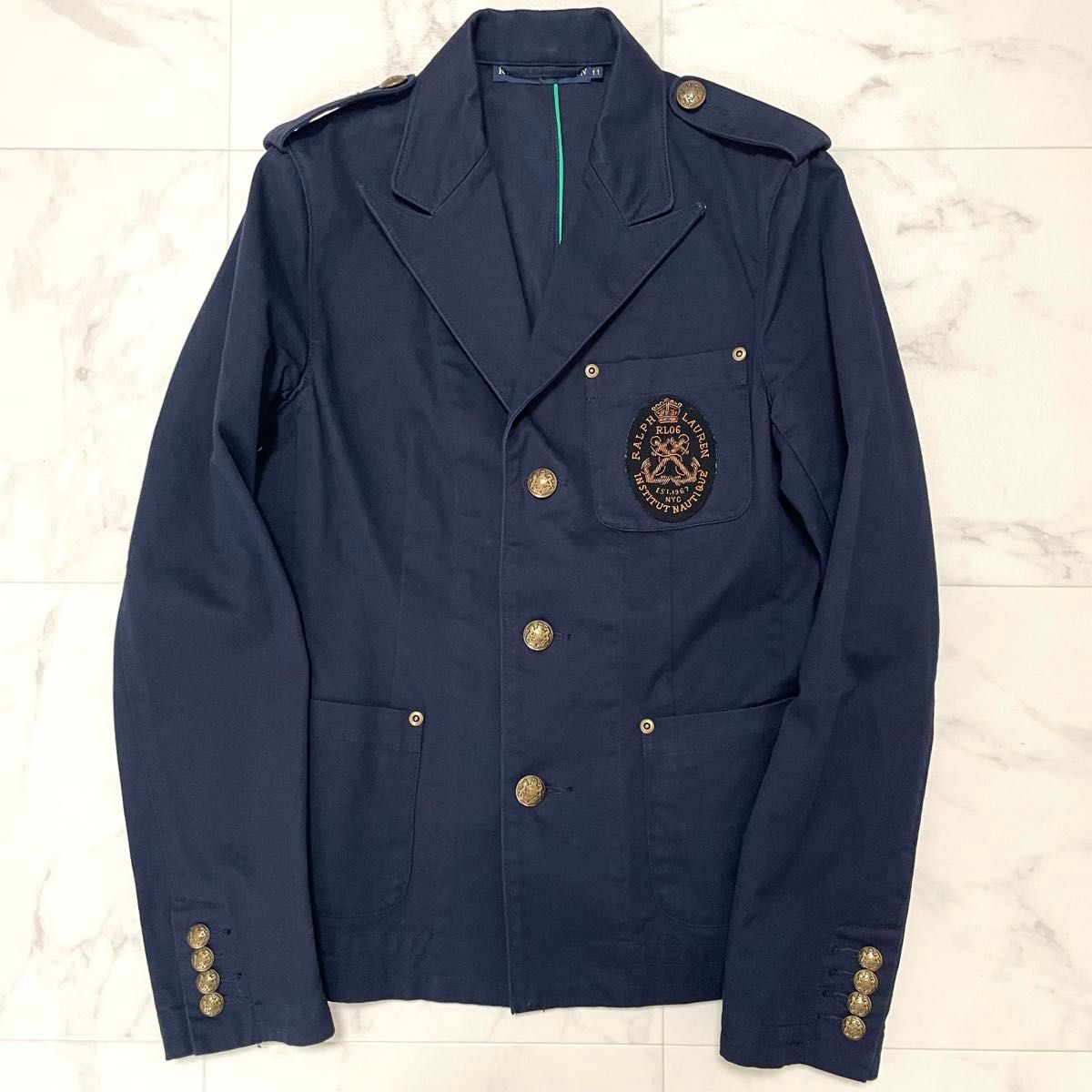美品 Ralph Lauren ラルフローレン 金ボタン テーラードジャケット