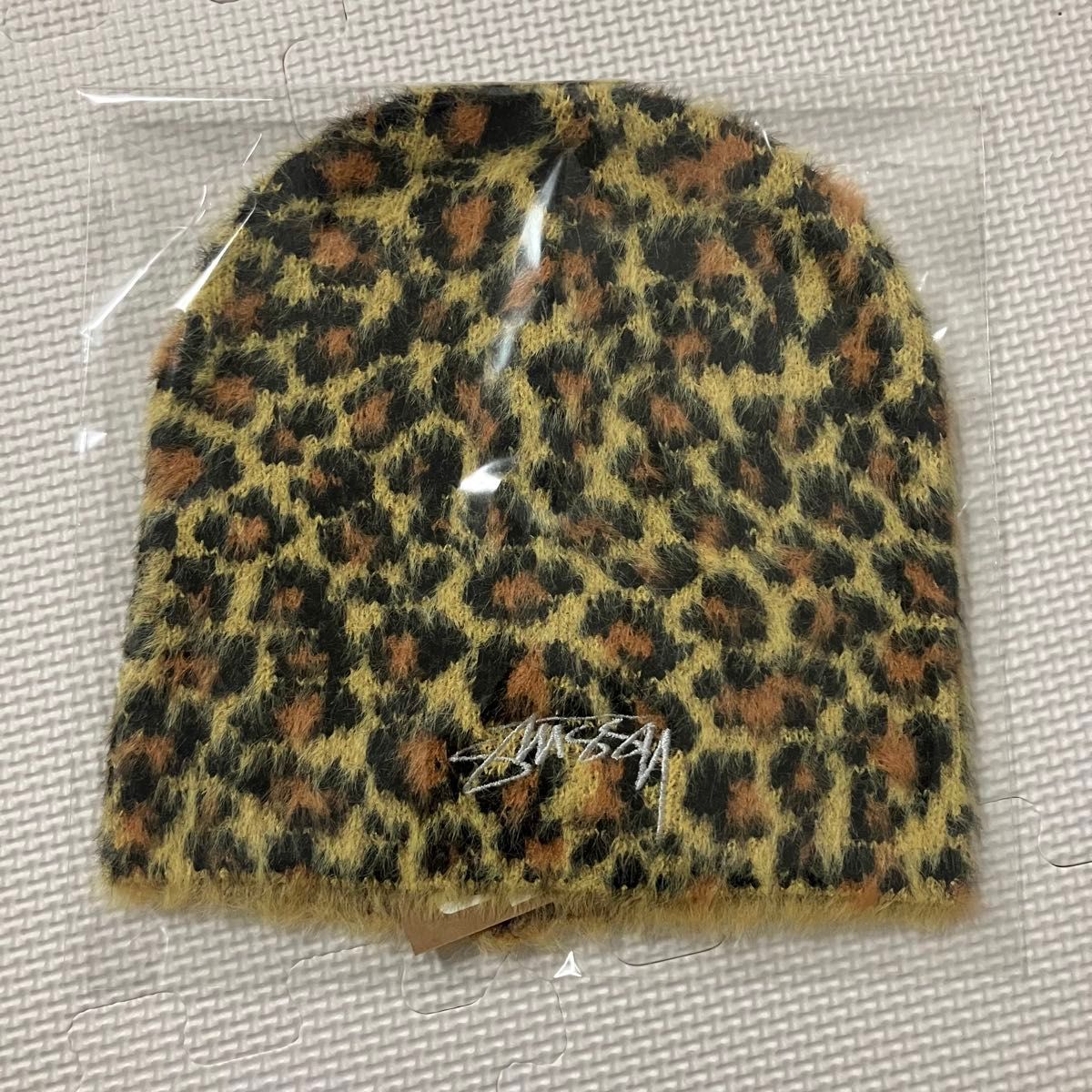 STUSSY SKULLCAP LEOPARD BROWN 未使用 ステューシー キャップ
