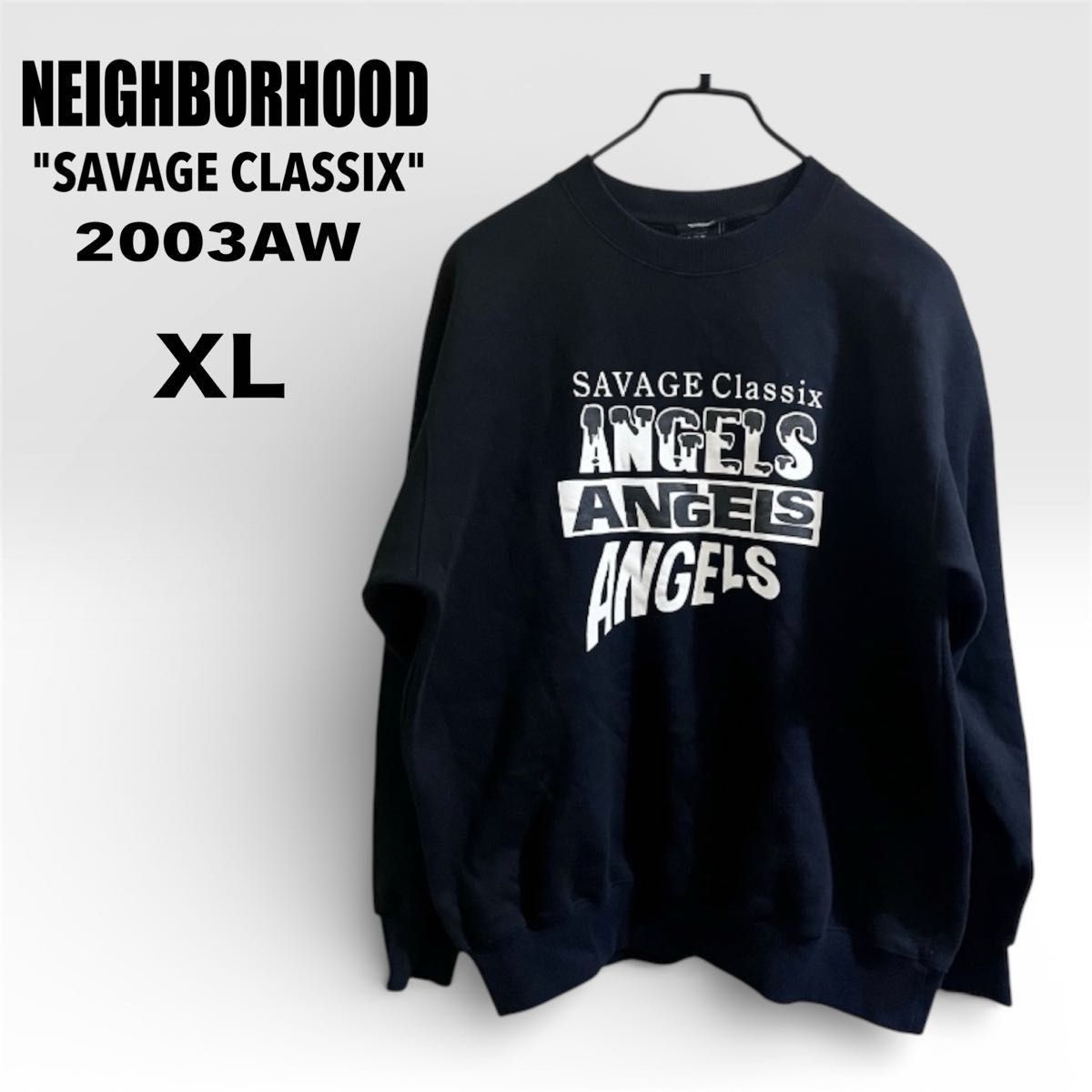 極希少/XL NEIGHBORHOOD 2003AW スウェット ネイバーフッド 黒｜Yahoo