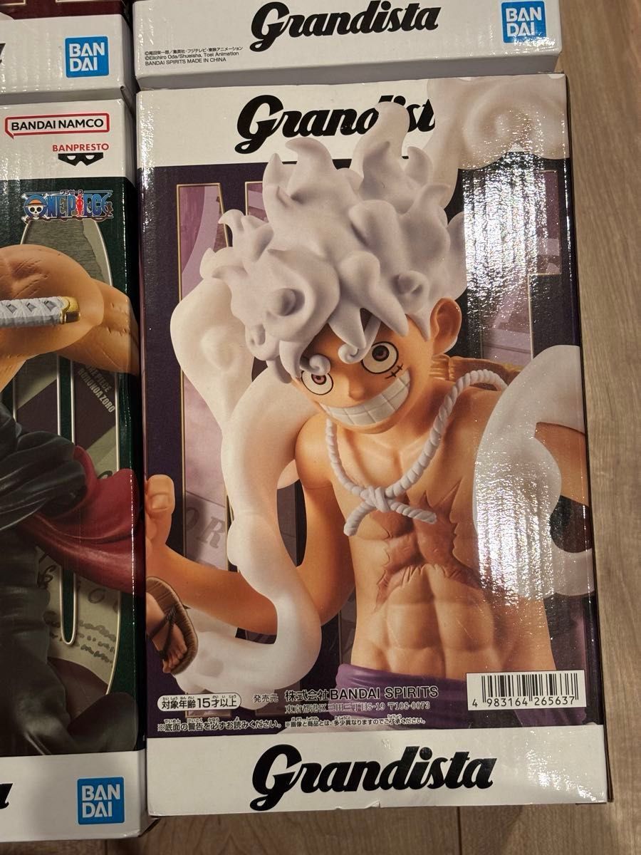 ワンピース フィギュア Grandista ルフィ エース ゾロ シャンクス 4体