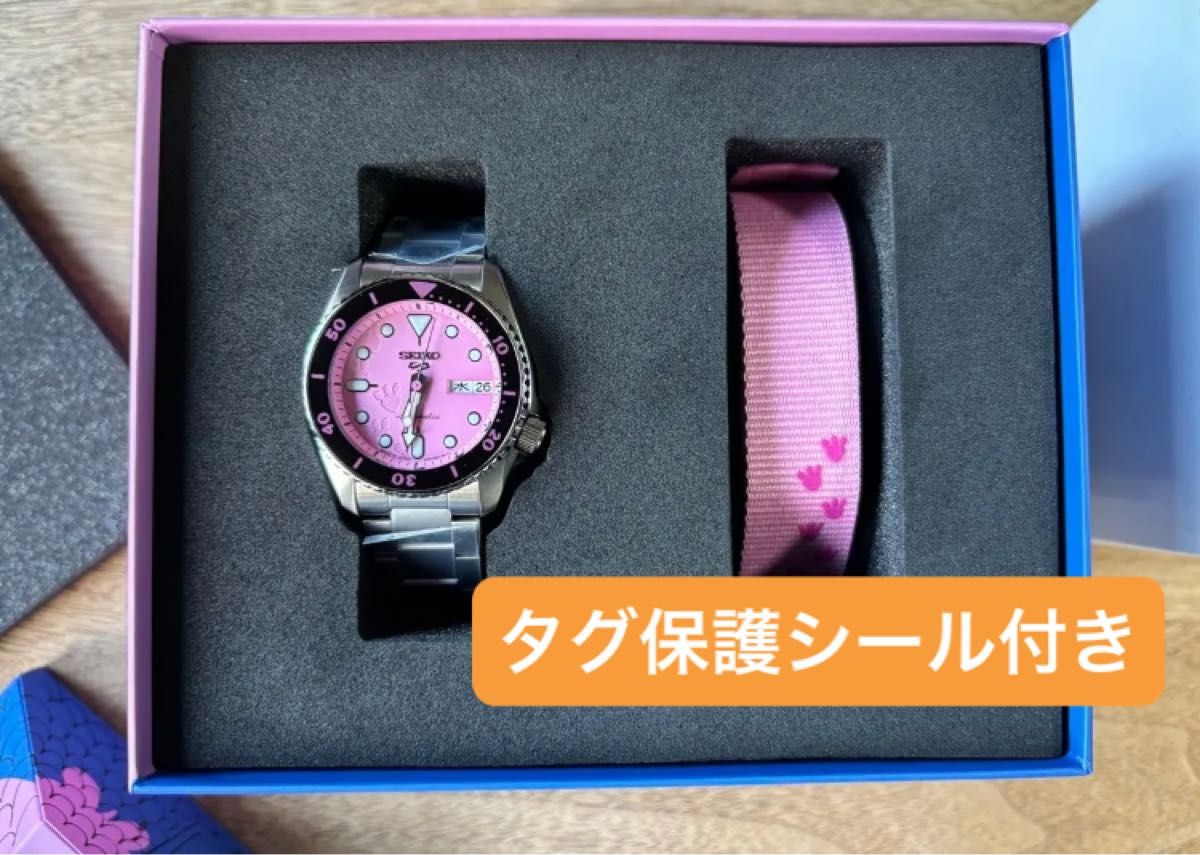 セイコー5 スポーツ 日本製 SEIKO 5SPORTS PINK PANTHER SBSA321