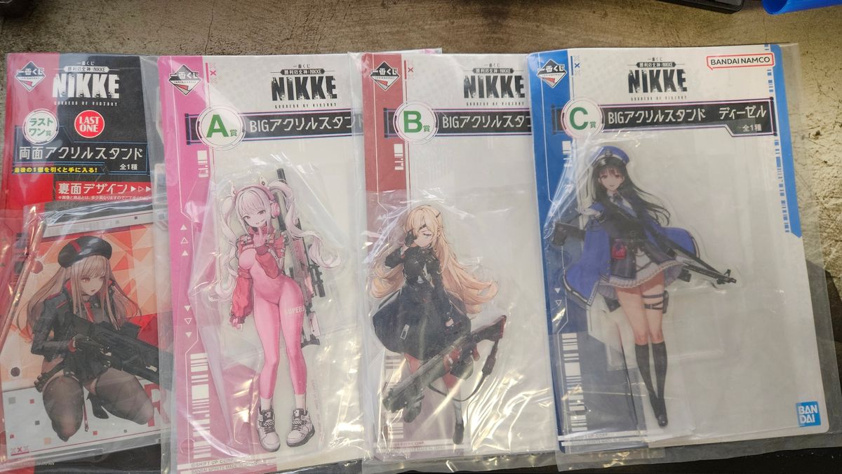 一番くじ NIKKE ニケ A B C D E F G賞 ラストワン賞アクリルスタンド