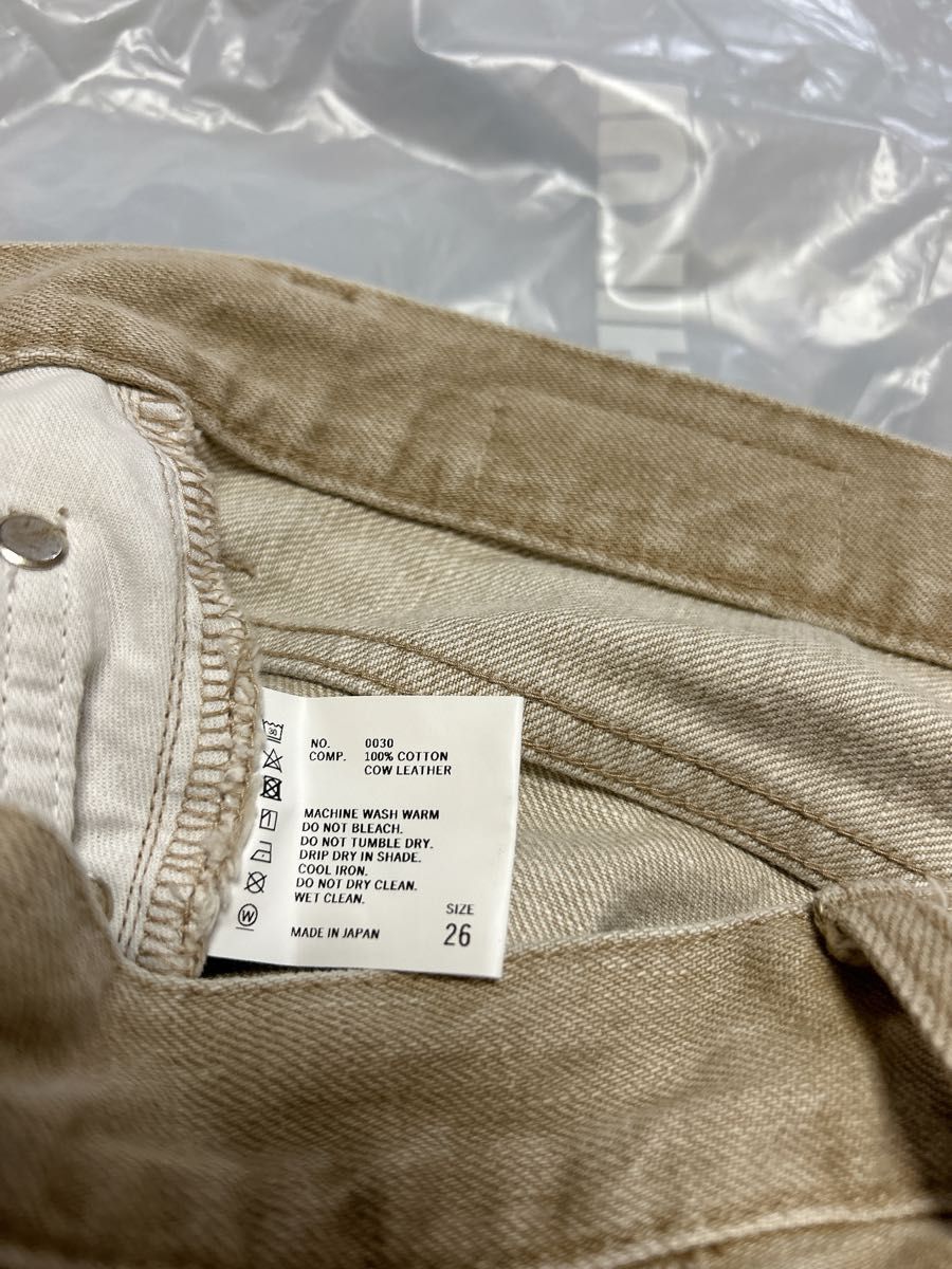 美品 THE SHISHIKUI BASIC JEANS ベージュ 26｜Yahoo!フリマ（旧PayPay