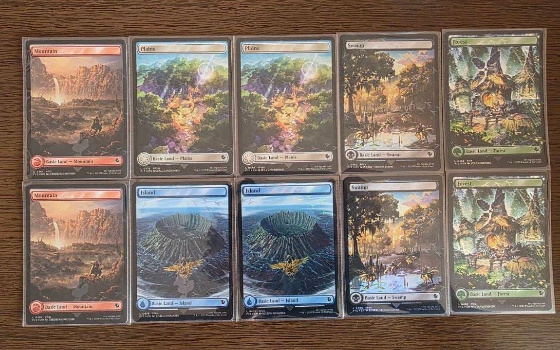 日本語版】チョコボバンドル 基本土地Foil チョコボトラック・フォイル
