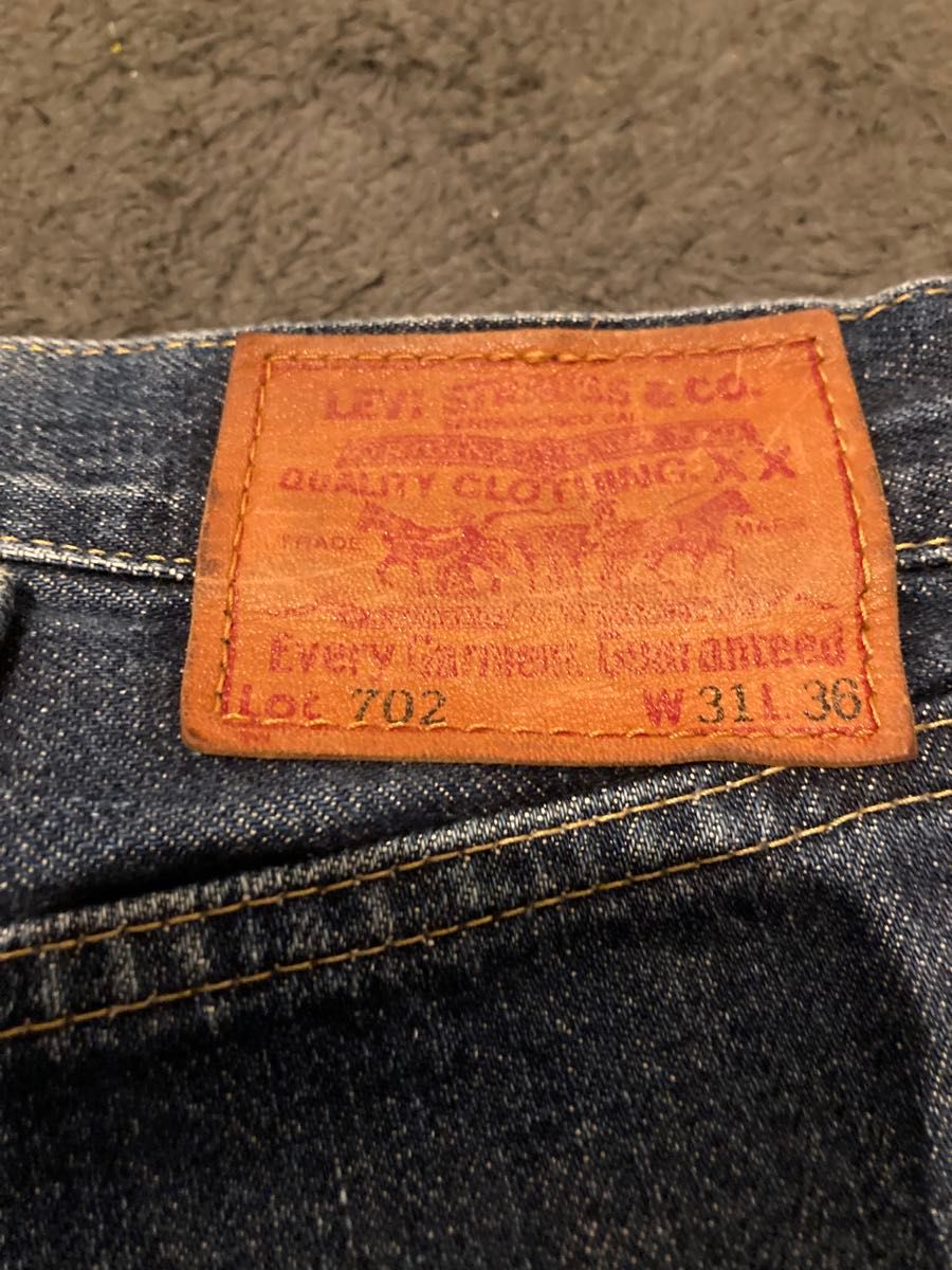 Levi's 702XX BIGE 赤耳 日本製 W31革パッチ セルビッジ デニム｜Yahoo