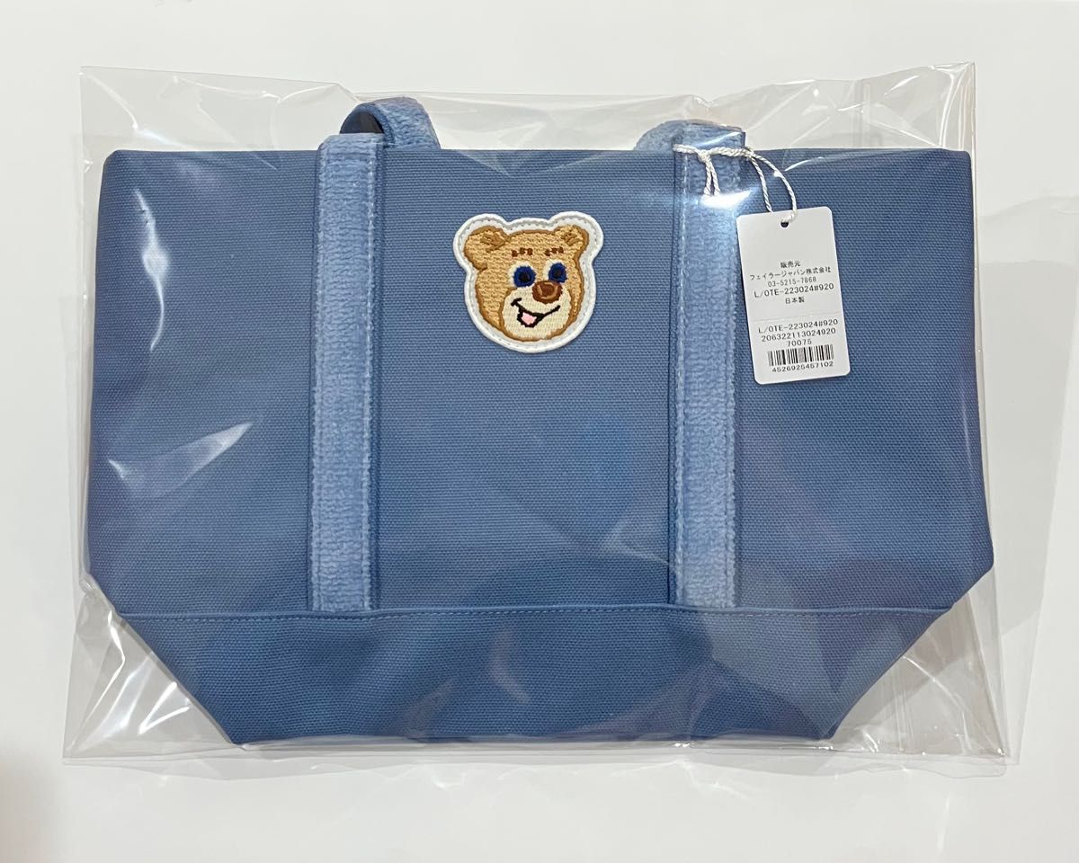 新品・未使用】フェイラー オールドテディ ワッペン トートバッグ L 小