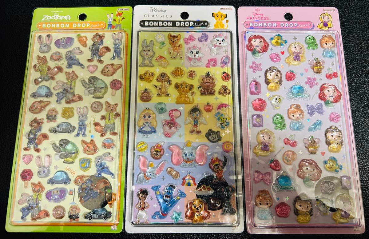 ボンボンドロップシール ディズニー ズートピア クラシック プリンセス