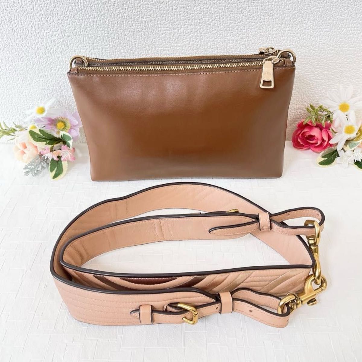 COACH コーチ ショルダーバッグ 斜め掛け シグネチャー レザー PVC