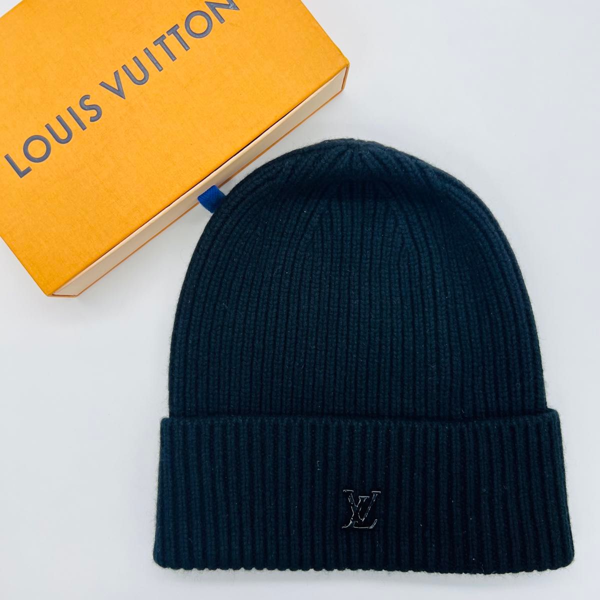 ルイヴィトン カシミヤ ニットキャップ LVアヘッド ブラック｜Yahoo