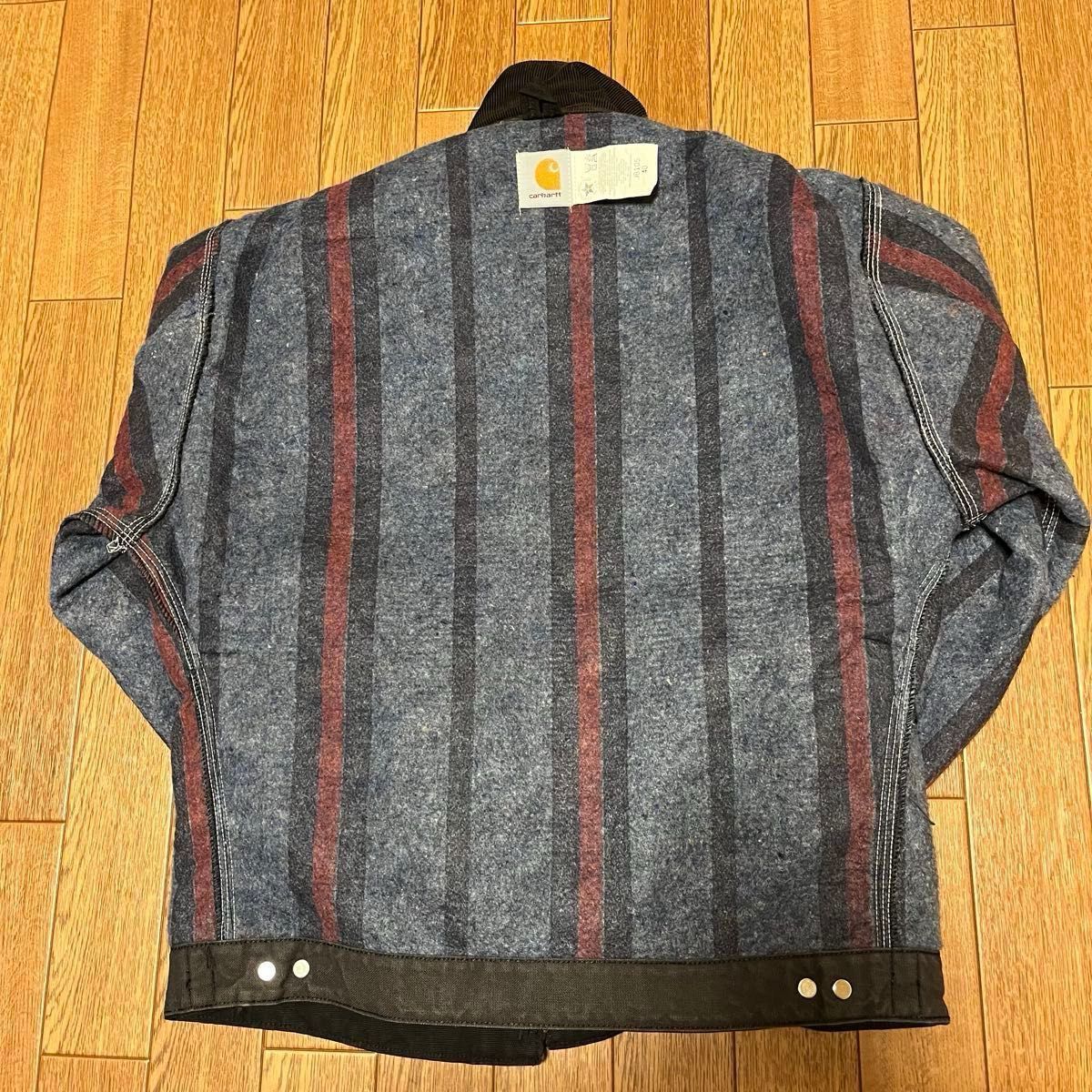 星タグ Carhartt カーハートデトロイトジャケット JB105 ブラック
