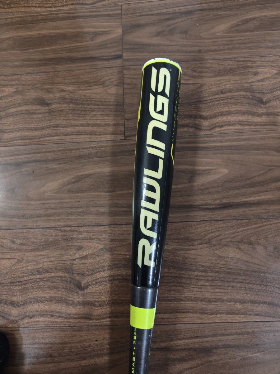 Rawlings 少年軟式バット 78cm ブラック イエローハイパーマッハ3