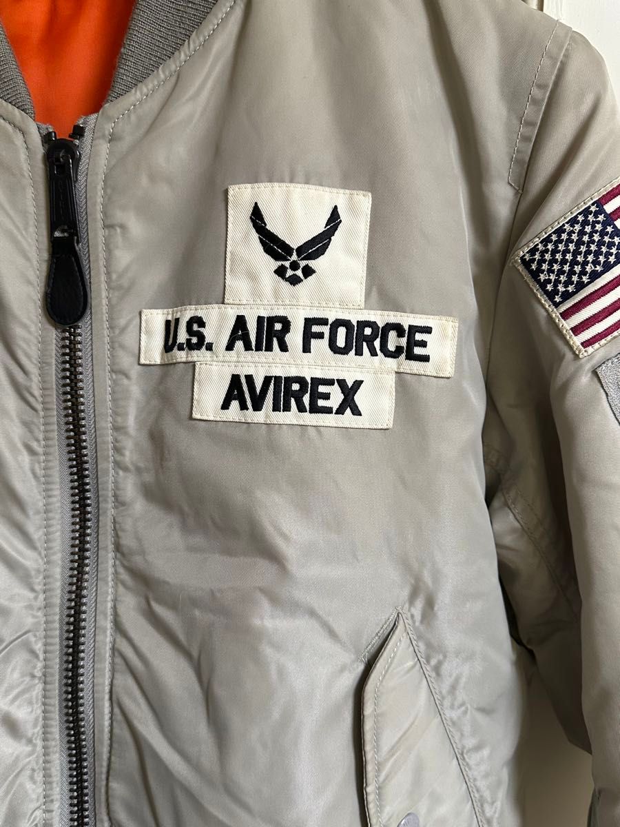 絶版品 希少色 AVIREX U S AIR FORCE スペースコマンド MA-1 Mサイズ