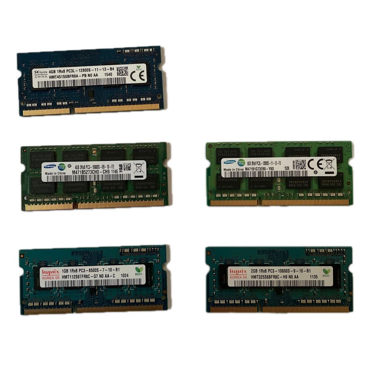 PC用メモリ DDR3 1GB 2GB 4GB 5枚セット SK hynix Samsung｜Yahoo
