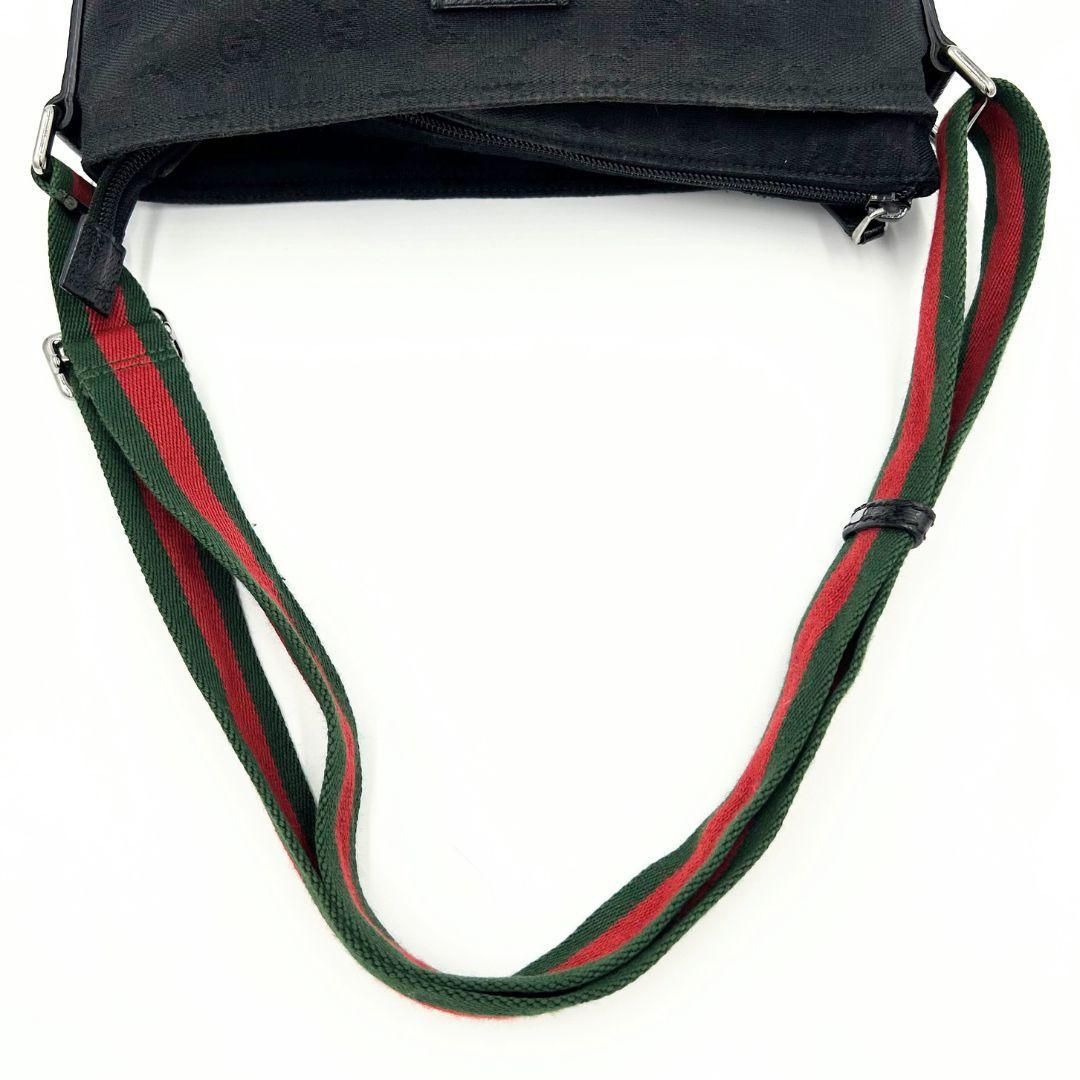 美品 GUCCI GGキャンバス シェリーライン ショルダーバッグ 189749