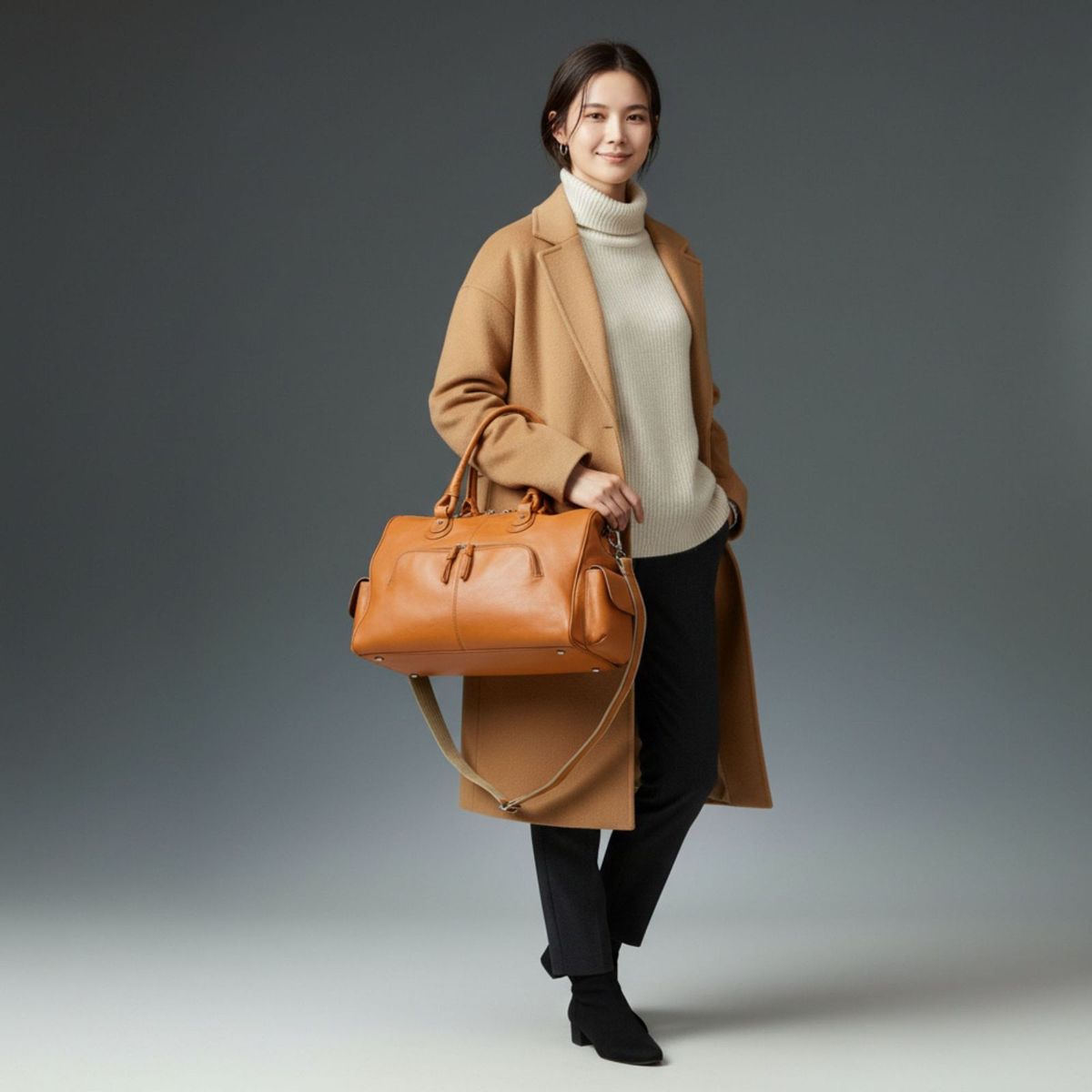 HAMANO 濱野皮革工藝 2way ボストンバッグ 皇室御用達 ショルダー