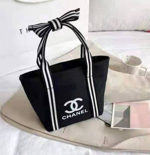 CHANEL シャネル ノベルティ リボン ミニトートバッグ ブラック｜Yahoo