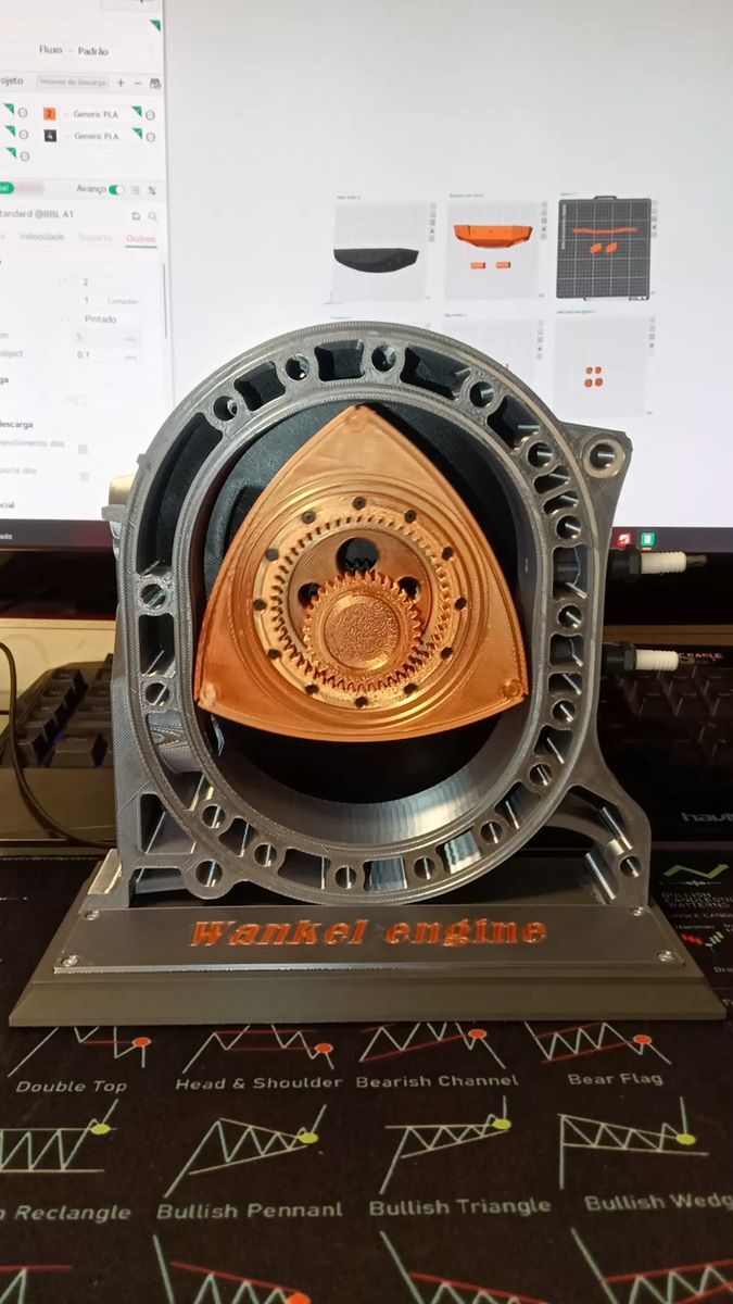 ワンケルエンジン 3Dモデル / USBモーター搭載｜Yahoo!フリマ（旧