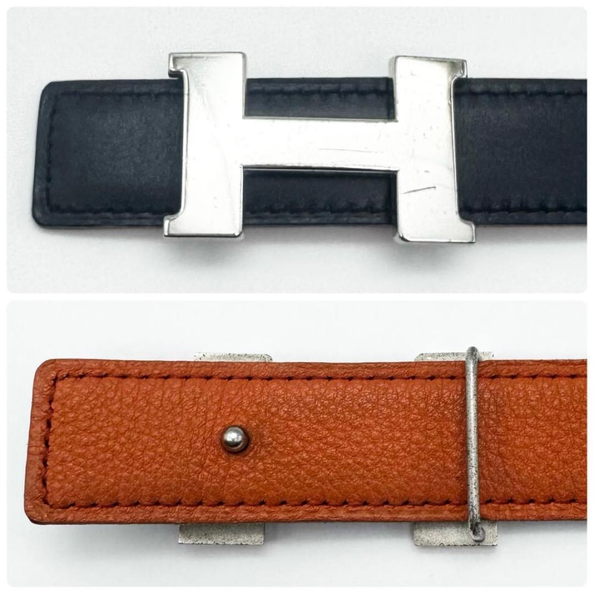 HERMES エルメス Hバックル D刻印 コンスタンス Hバックル ベルト