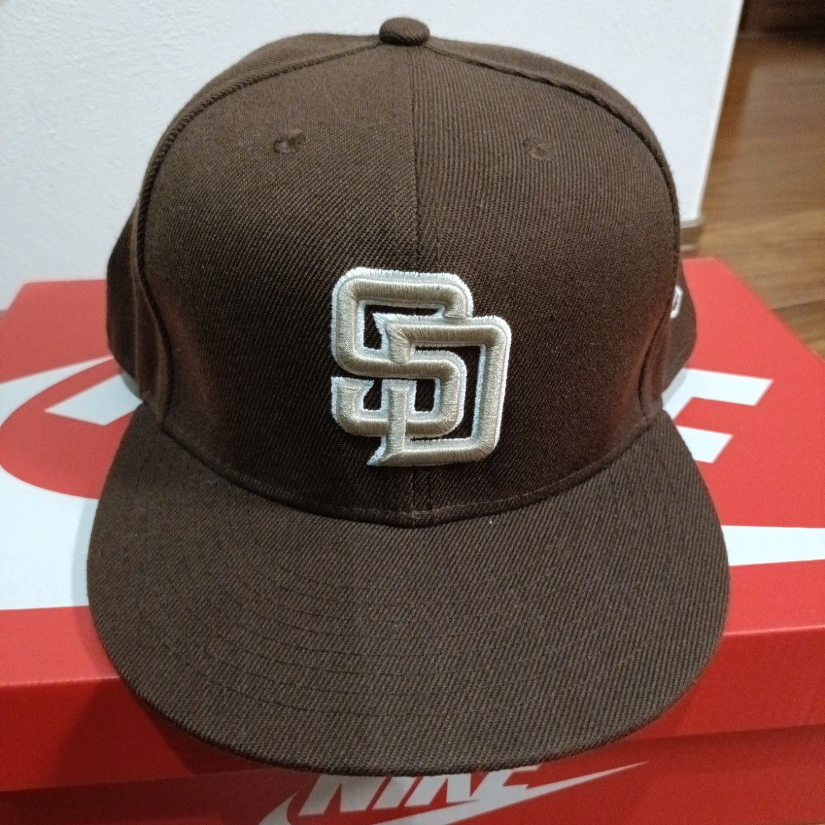 ニューエラ 59FIFTY サンディエゴ・パドレス 7 5/8(60 6cm)ブラウン