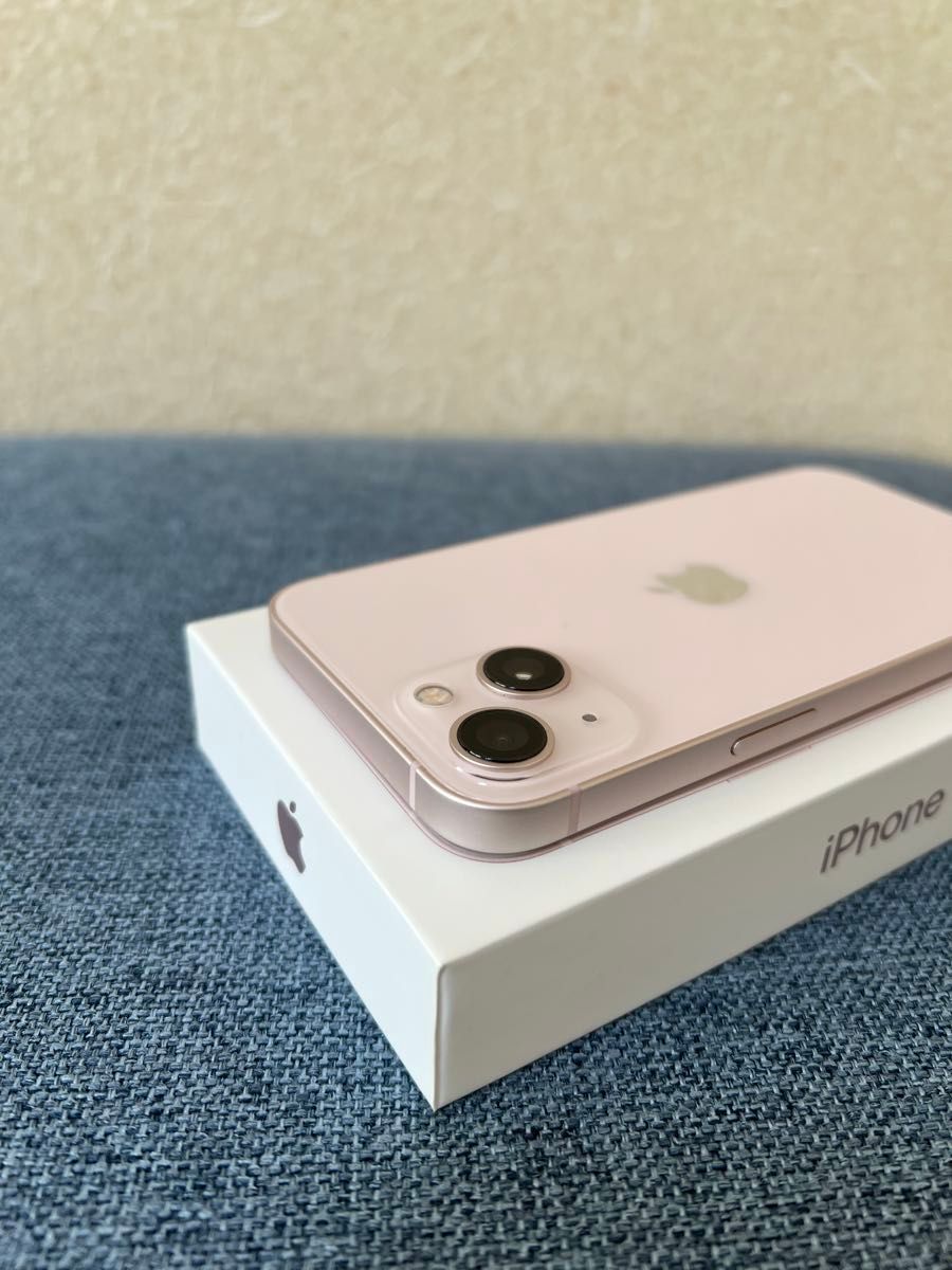 最終値下げiPhone13ピンク128GB残債無しSIMフリー バッテリー100