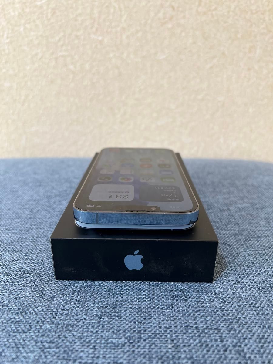 1最終値下げiPhone13Proブルー256GB残債無しSIMフリー バッテリー100