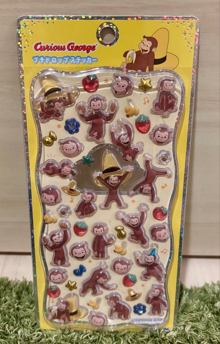 プチドロップステッカー おさるのジョージ 正規品｜Yahoo!フリマ（旧