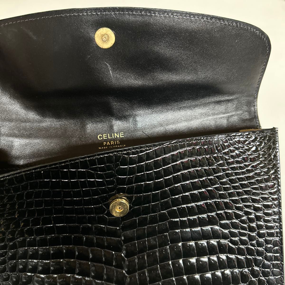 CELINE セリーヌ OLD CELINE ヴィンテージ クラッチバッグ 本革