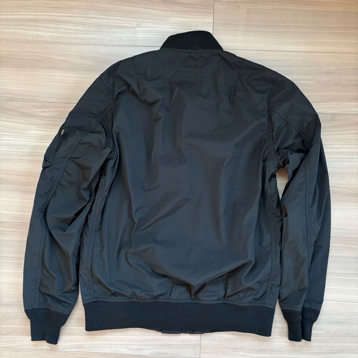 ALPHA INDUSTRIES MA-1 フライトジャケット ブラック Lサイズ｜Yahoo