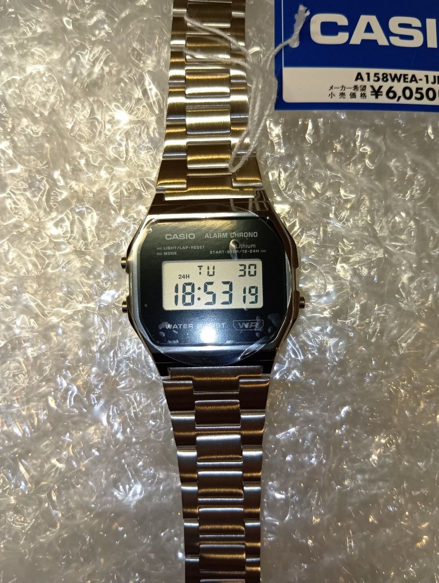 CASIOの箱無し】【CASIO】A158WEA-1JF 本田翼様愛用チプカシ腕時計