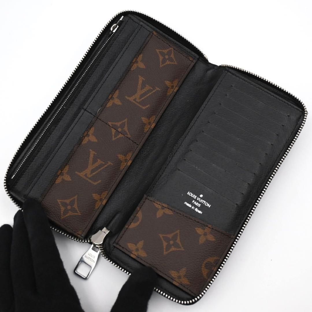 LOUIS VUITTON ルイヴィトン モノグラム マカサー 長財布 ジッピー