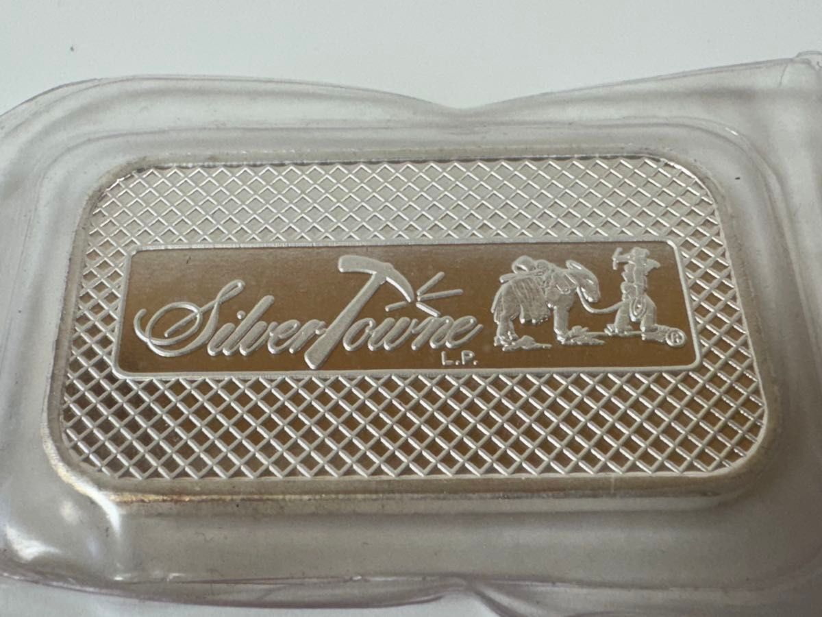 銀1オンス 2枚セット 999Fine Silver シルバーバー 純銀 非磁性｜Yahoo
