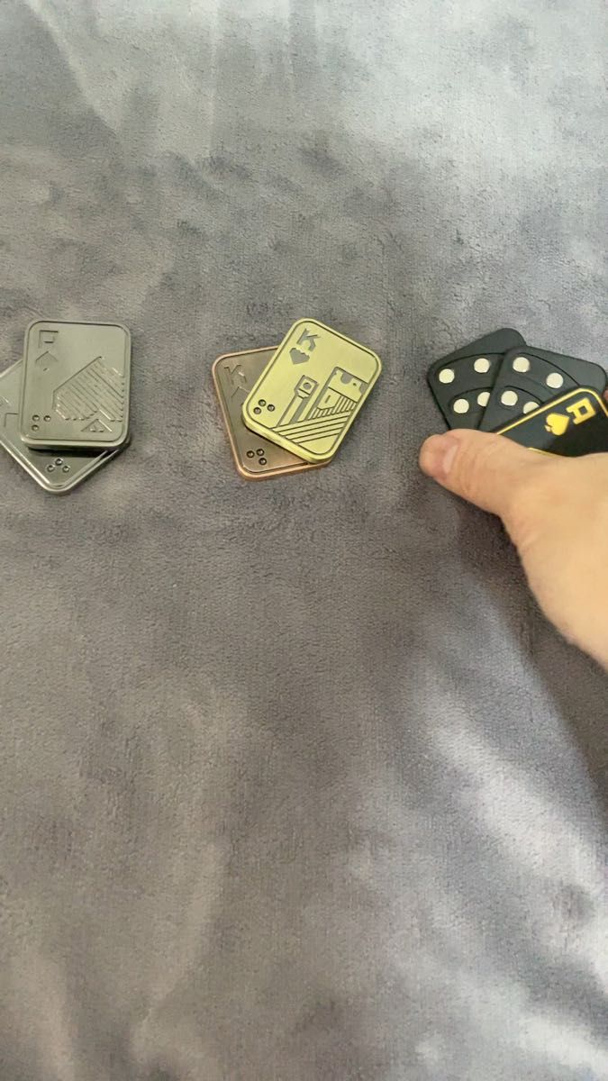 正規品」Cyber EDC 2in1 フィジェットトイ ジルコニウム製 手作業