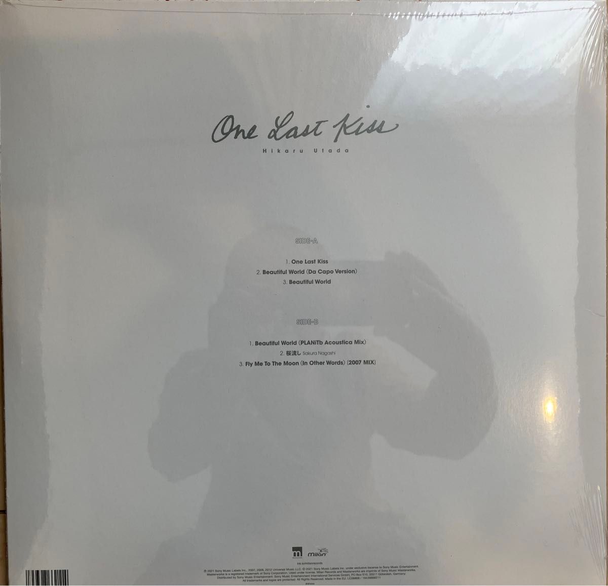 宇多田ヒカル One Last Kiss LP 【完全生産限定/アナログ盤】 (EU Blue