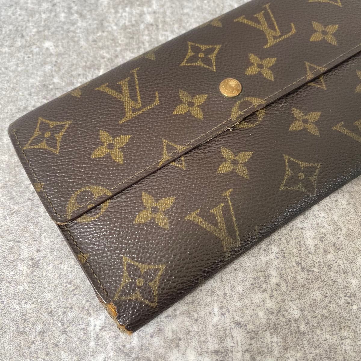 LV ルイヴィトン モノグラム ポシェット ポルトモネ クレディ 長財布
