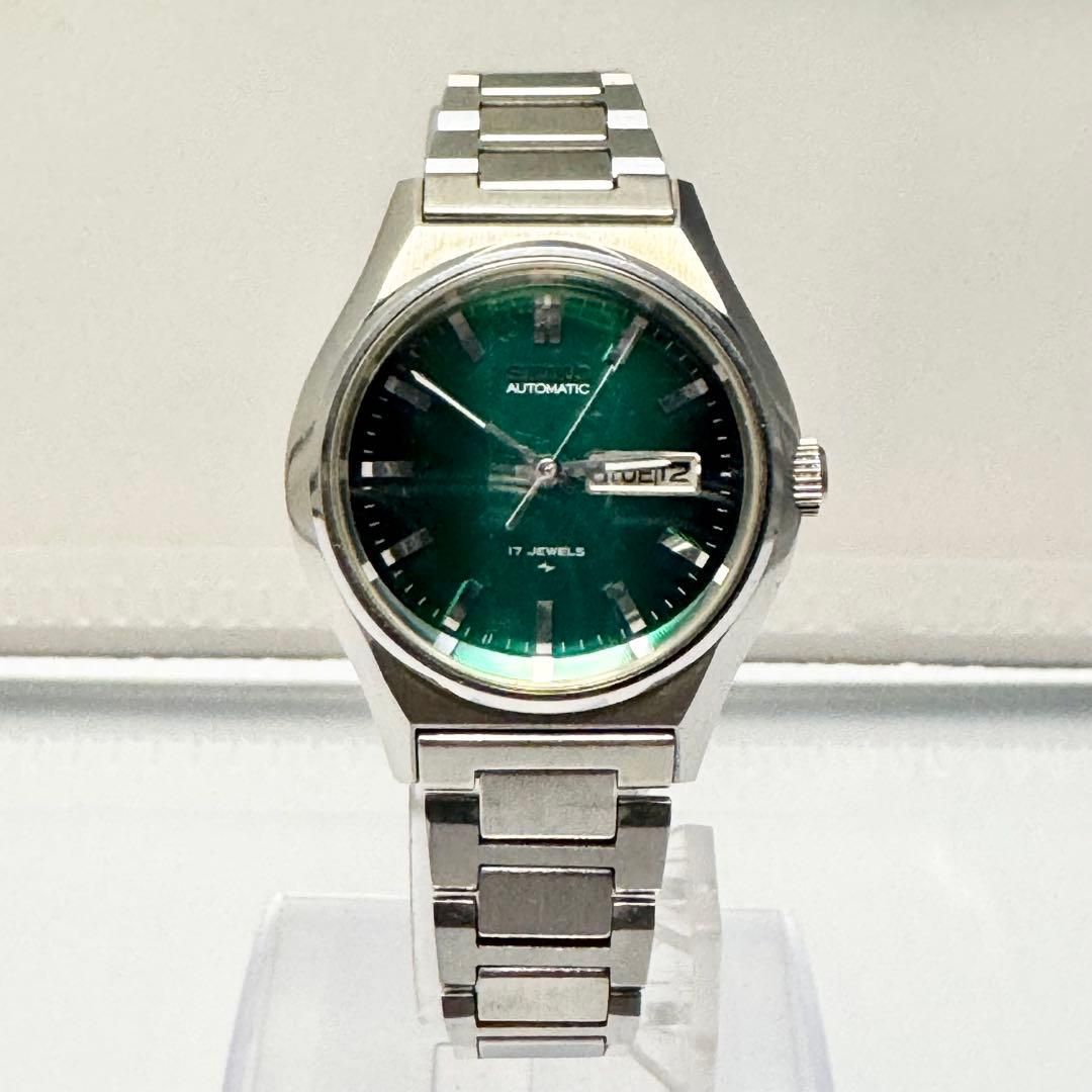 SEIKO レディース 自動巻き グリーン 17石 2206-0440｜Yahoo!フリマ