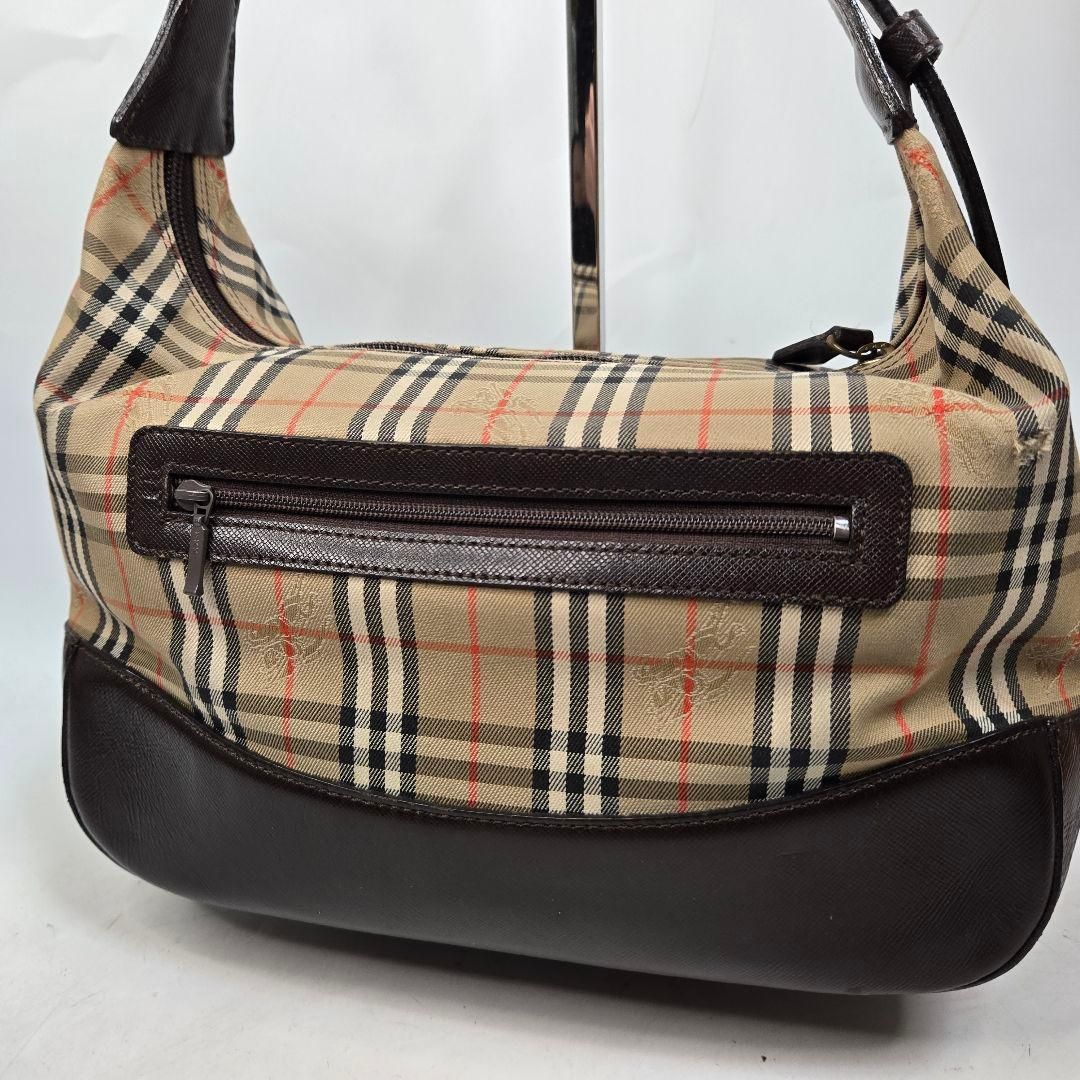 美品 BURBERRY ワンショルダーバッグ サフィアーノレザー ノバチェック