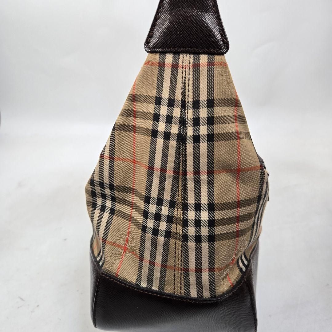 美品 BURBERRY ワンショルダーバッグ サフィアーノレザー ノバチェック