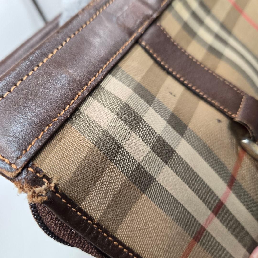 BURBERRY トートバッグ ノバチェック シャドーホース A4収納可能