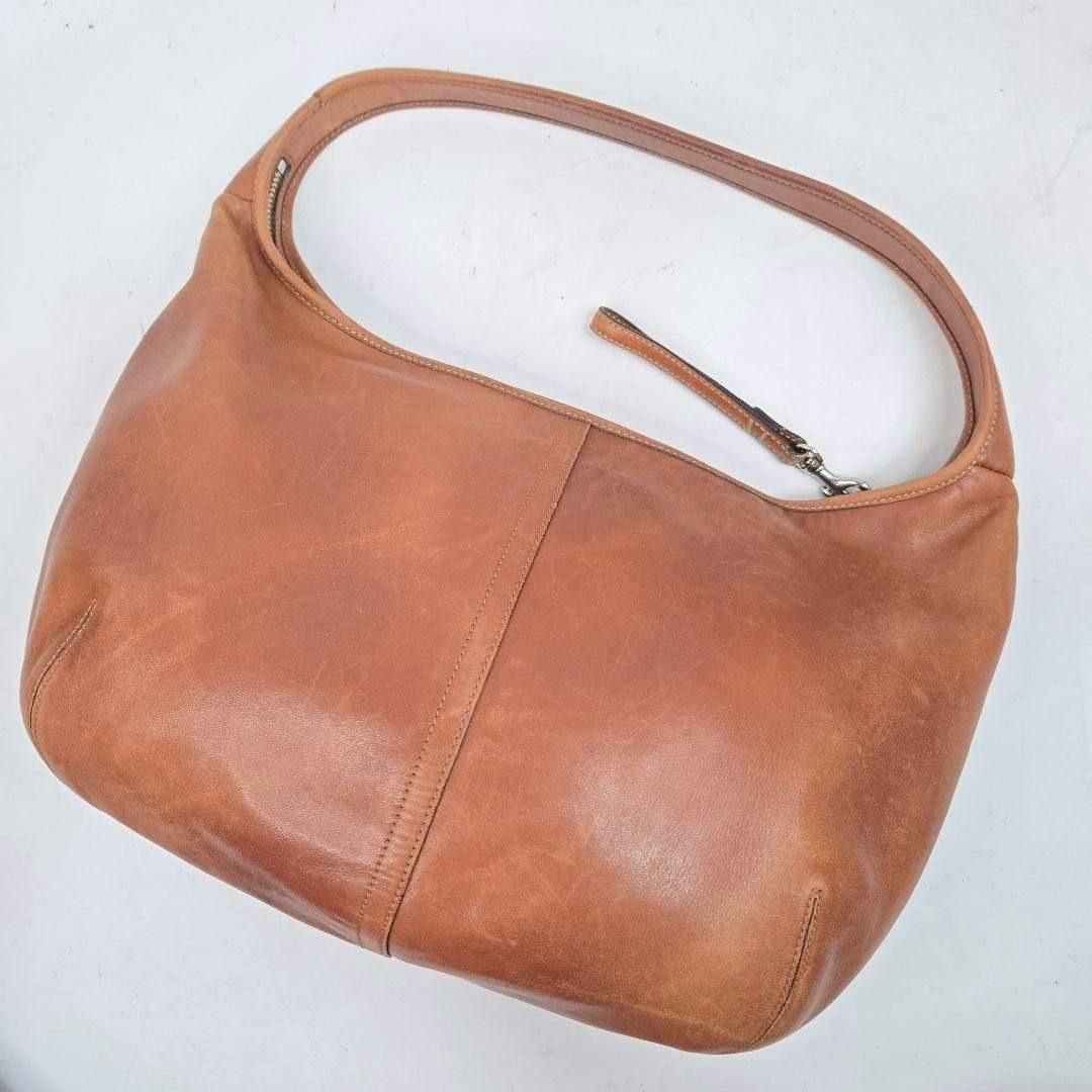 COACH エルゴ ホーボー ワンショルダーバッグ レザー ハーフムーン型
