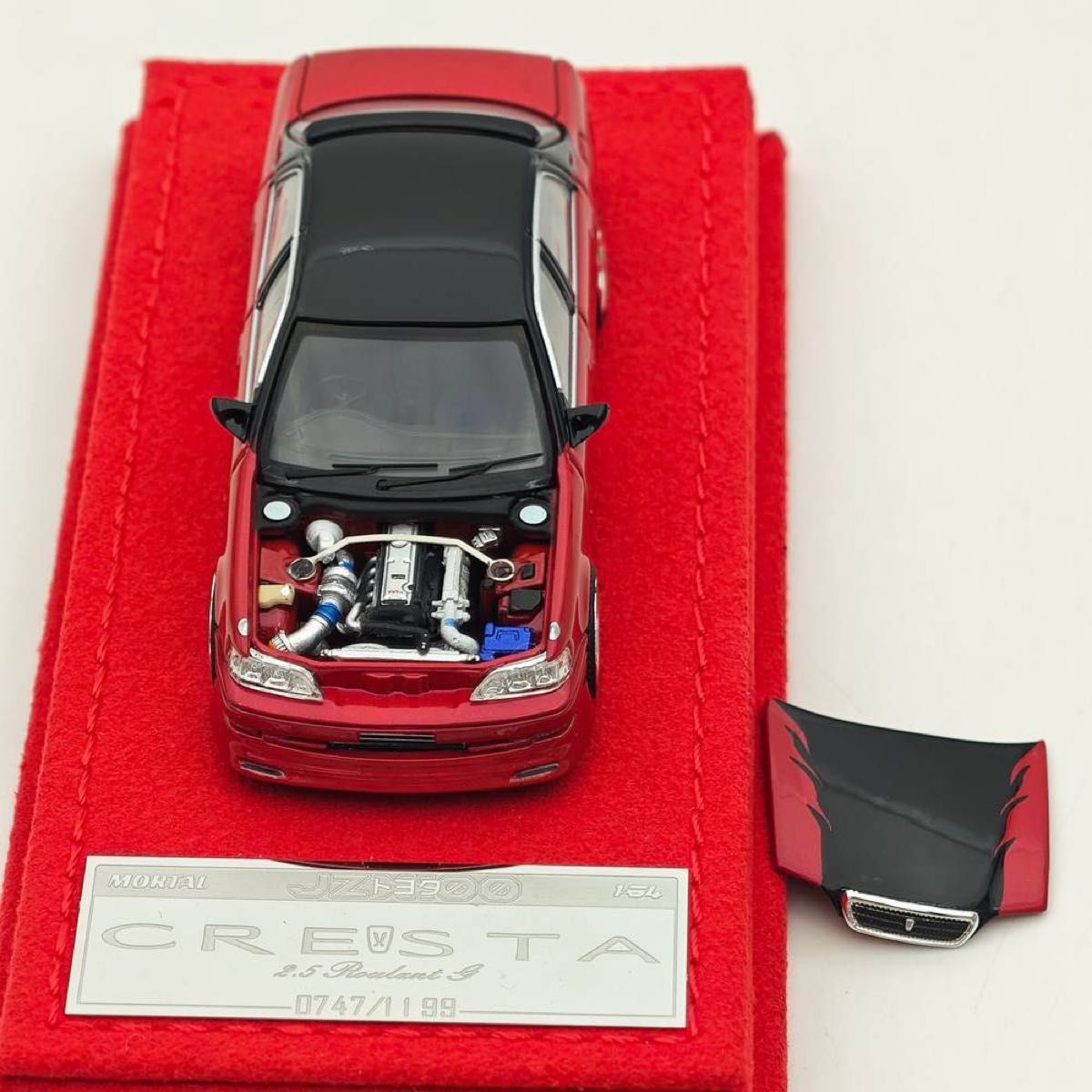 限定1199】Mortal 1/64 トヨタ クレスタ Kimura Creative（レッド