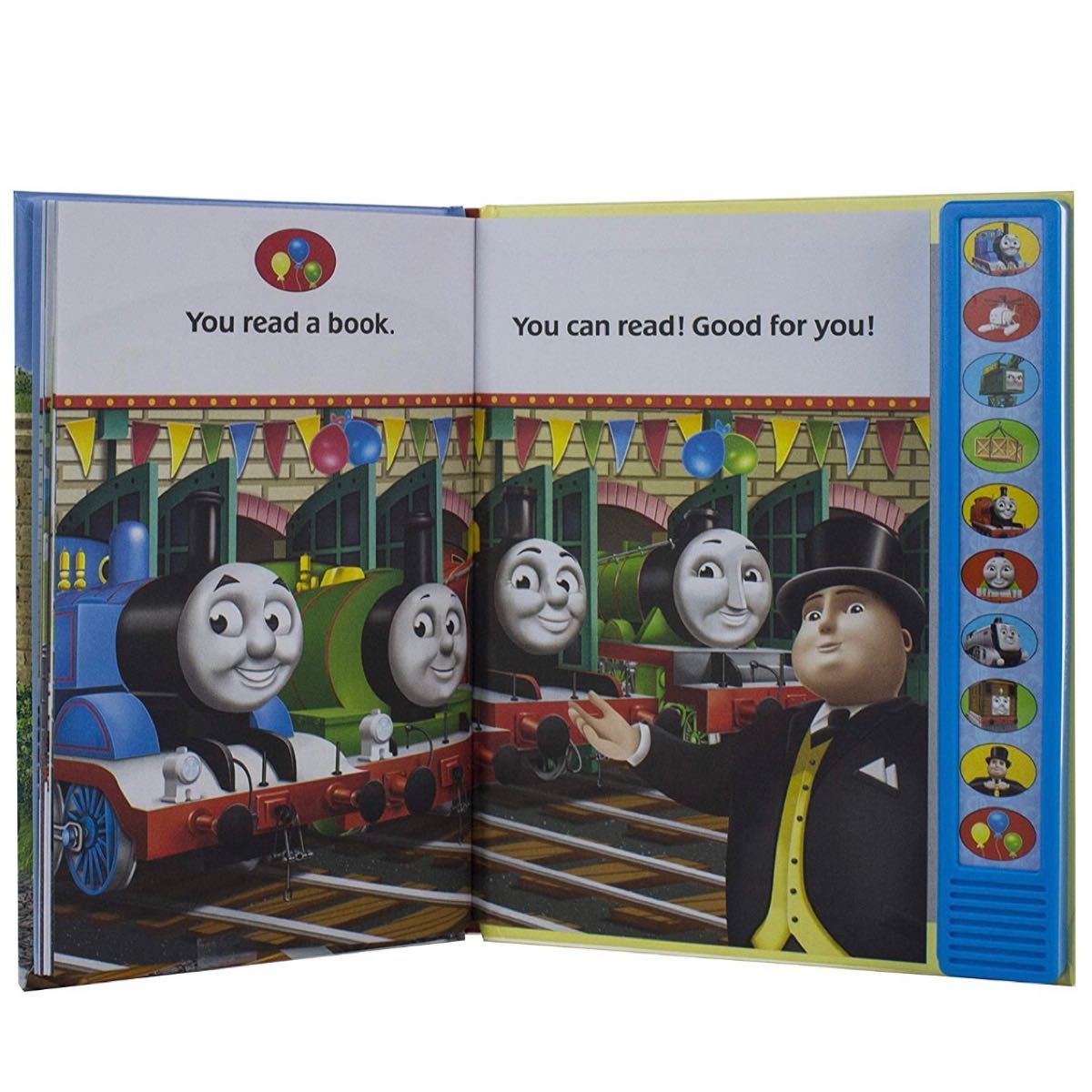 機関車トーマス 英語絵本 サウンド 洋書 英語 絵本 朗読付き トーマス