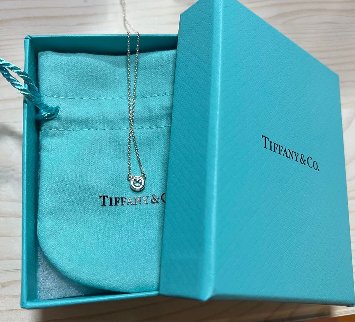 Tiffany & Co カラーバイザヤードアクアマリンペンダント｜Yahoo