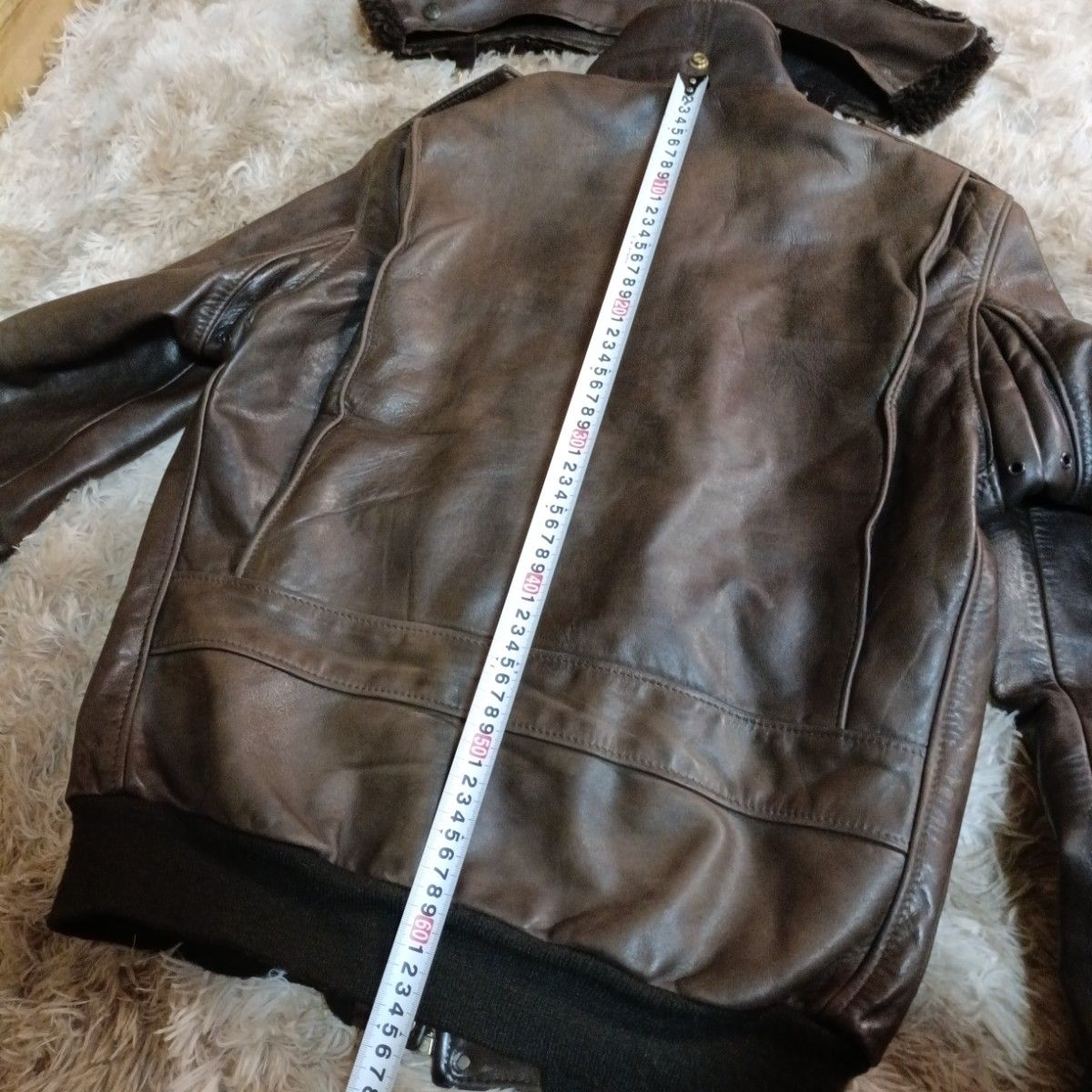 美品 schott a-2 レザー フライトジャケット usa製 36 脱着ライナー