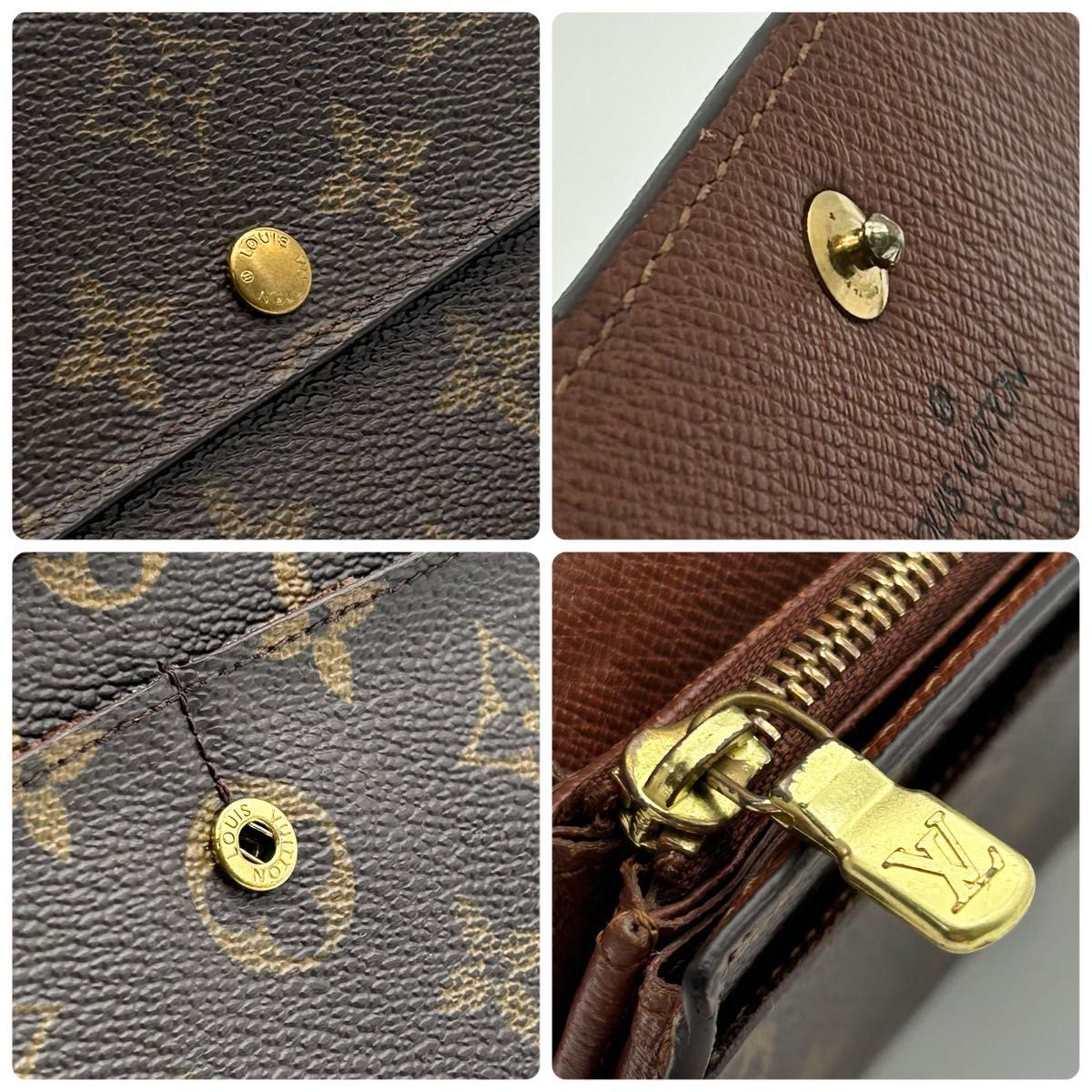 ルイヴィトン モノグラム ポシェット ポルトモネ クレディ 長財布