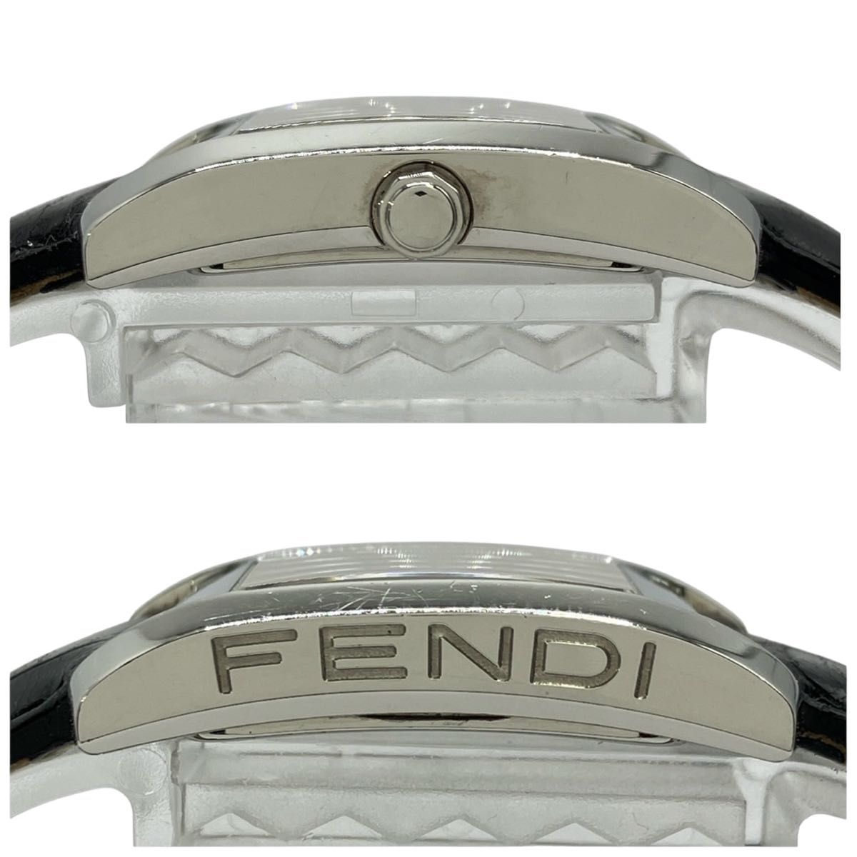 FENDI フェンディ 腕時計 7000L スクエア クォーツ シルバー 稼働品