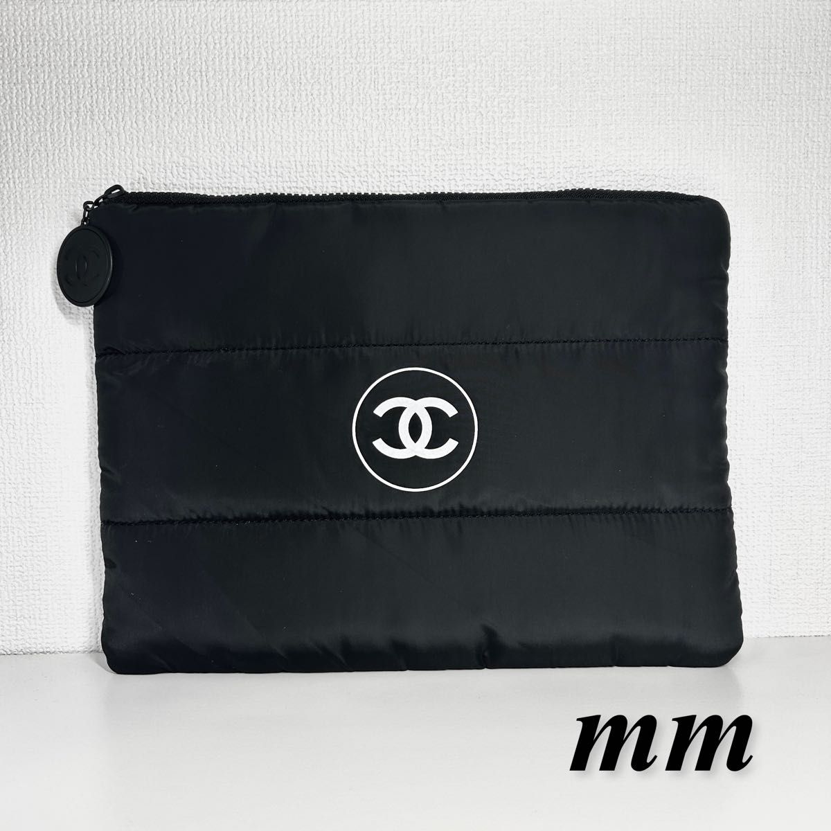 CHANEL シャネル ノベルティ 小物入れ 黒 ポーチ 正規品｜Yahoo!フリマ