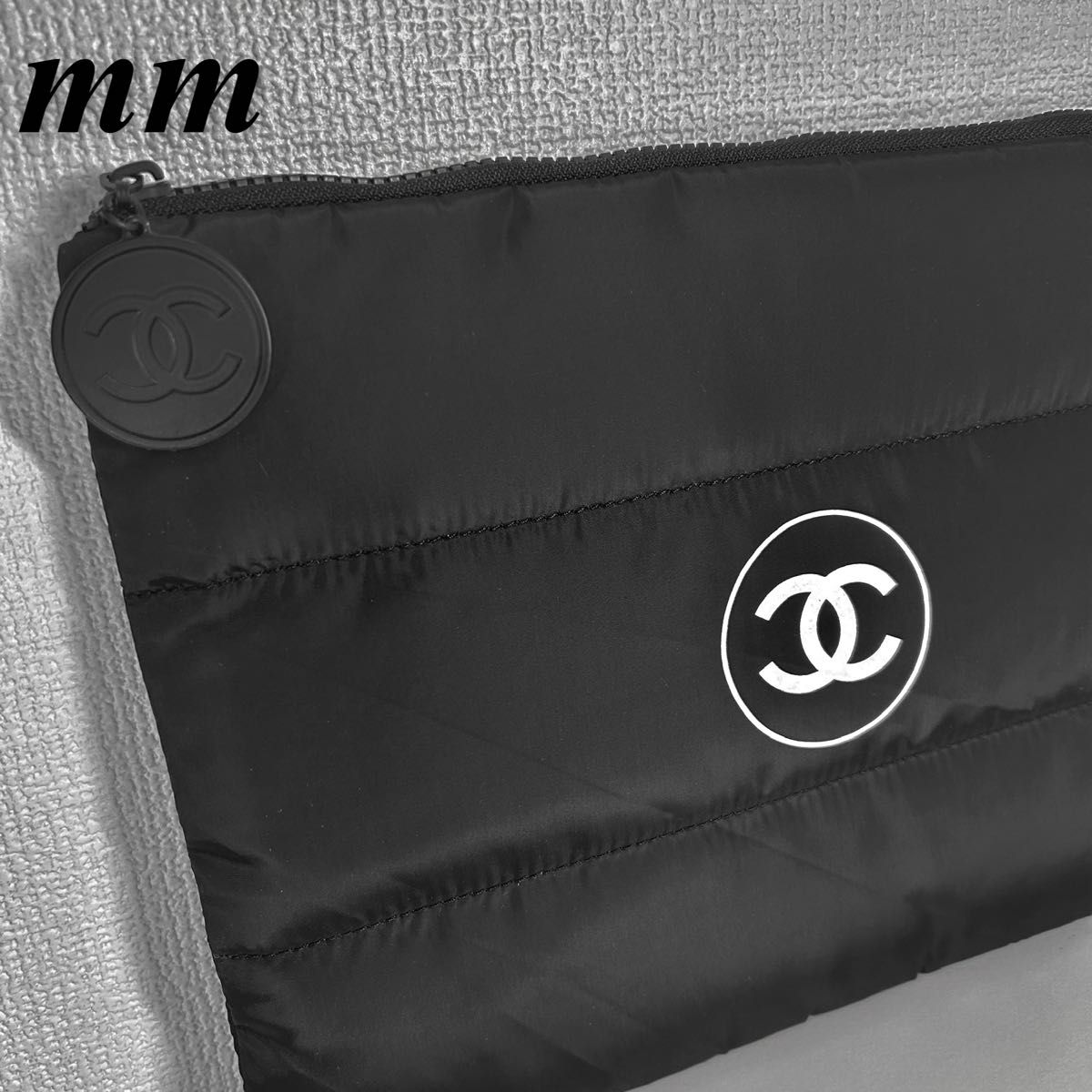 CHANEL シャネル ノベルティ 小物入れ 黒 ポーチ 正規品｜Yahoo!フリマ