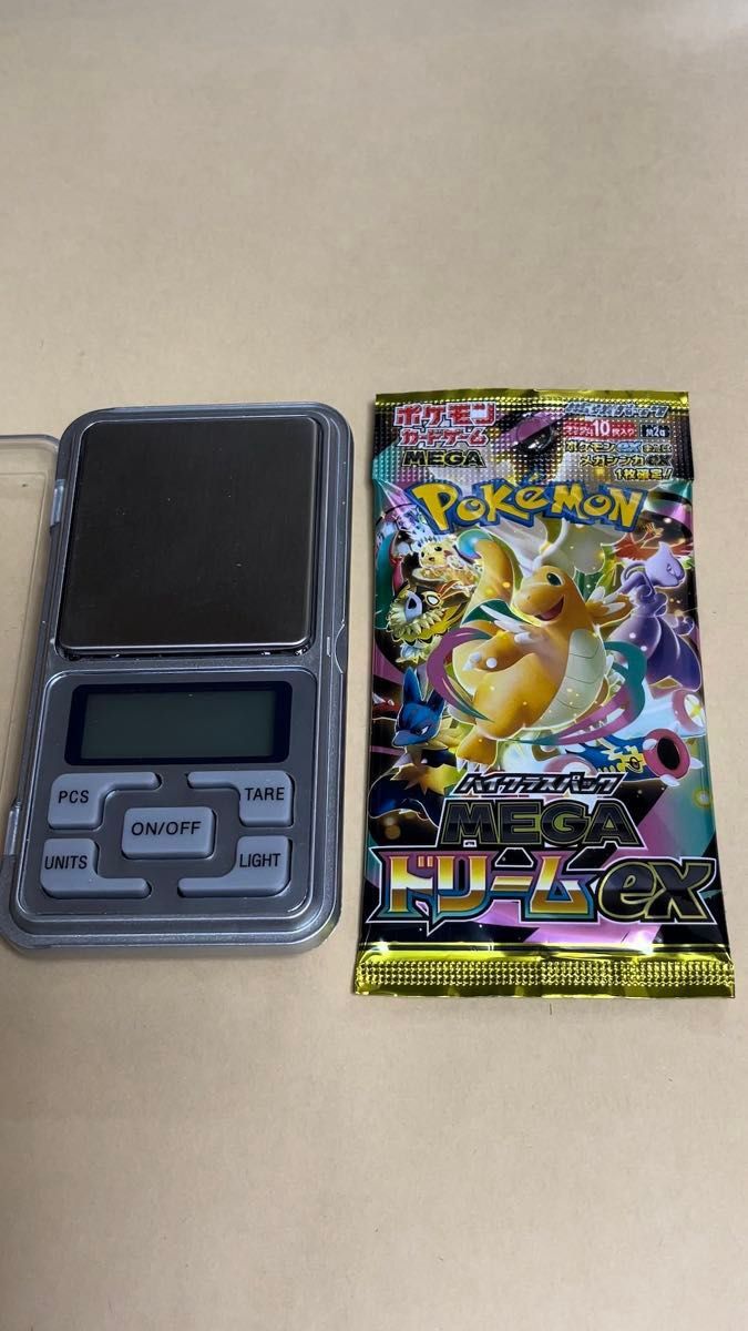 ポケモンカード メガドリームex 未開封 2BOX分 計20パック 重量のみ